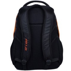 SHUTTLE BACKPACK BLACK/ORANGE ZIPPER