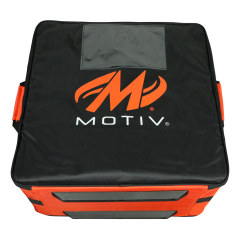4 BALL BOX TOTE BLACK/ ORANGE