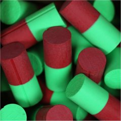 BOWLINGOVÝ SLUG DUO COLOR SOLID ZELENÝ/ ČERVENÝ