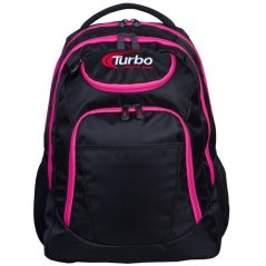 SHUTTLE BACKPACK BLACK/PINK ZIPPER