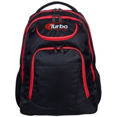 SHUTTLE BACKPACK BLACK/RED ZIPPER