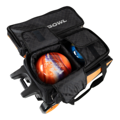 DELUXE 2 BALL ROLLER PB BLACK/CARBON ORANGE