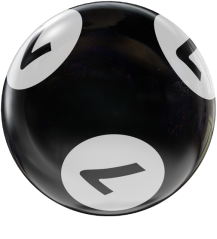 BINGO HOUSEBALL BLACK/WHITE 7 LBS