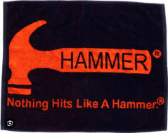 LOOMED TOWEL HAMMER LOGO