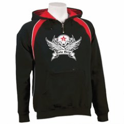ROTO GRIP PULL OVER HOODIE BLACK/RED/WHITE
