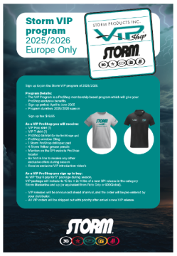 STORM VIP program 2025/2026