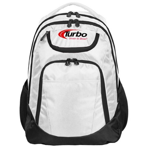 BATOH TURBO BÍLÝ/ČERNÝ ZIP