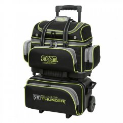 4-BALL ROLL THUNDER BAGS BLK/ GREY/ LIME