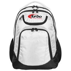 SHUTTLE BACKPACK WHITE/BLACK ZIPPER