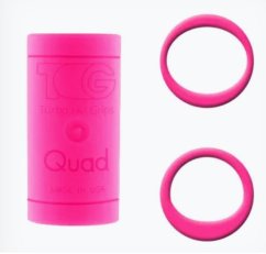 BOWLINGOVÝ GRIP QUAD RŮŽOVÝ