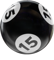 BINGO HOUSEBALL BLACK/WHITE 15 LBS