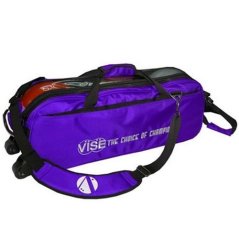 3 BALL CLEAR TOP TOTE ROLL VISE PURPLE