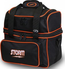 TAŠKA NA 1 KOULI FLIP TOTE ČERNÁ/ORANŽOVÁ