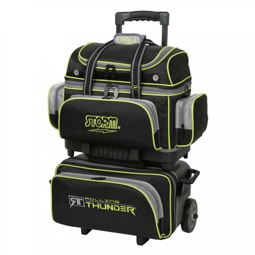 4-BALL ROLL THUNDER BAGS BLK/GREY/LIME