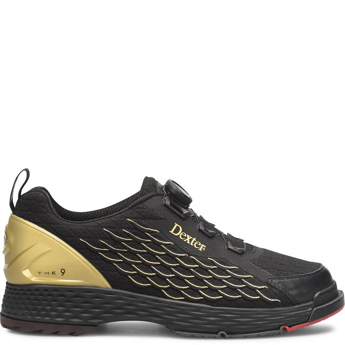 THE 9 KNIT BOA BLACK/GOLD MEN