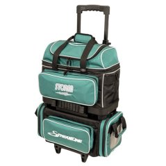 TAŠKA NA 4 KOULE NA KOLEČ. STREAMLINE HEX TEAL/ŠEDÁ