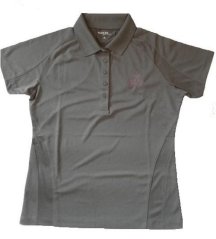 AMBITION WOMENS POLO SHIRT GREY