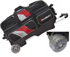 3 BALL DELUXE ROLLER BLACK/ RED/ SILVER