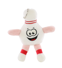 HAPPY BOWLING PLUSH TOY 15 CM KEYCHAIN