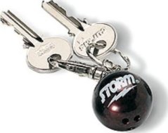 BOWLING BALL KEY CHAIN