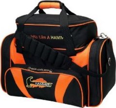 DOUBLE TOTE DELUXE BLACK/ ORANGE