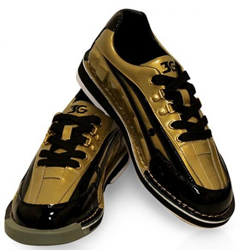 3G BELMO TOUR S LEATHER BLACK/GOLD RIGHT HAND MEN - Size US :: 10 US