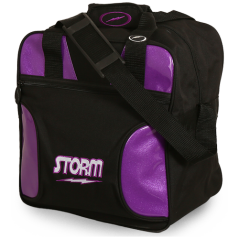 1-BALL SOLO TOTE BAGS BLACK/AMETHYST