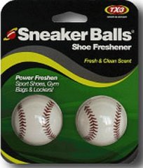 OSVĚŽOVACÍ KULIČKY DO BOT SNEAKER BASEBALOVÝ MÍČ