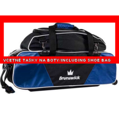 TAŠKA NA 3 KOULE ECLIPSE TOTE MODRÁ S TAŠKOU NA BOTY
