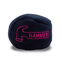 MÍČEK S MAGNÉZIEM HAMMER Z MIKROVLÁKNA ČERNÝ/RŮŽOVÝ