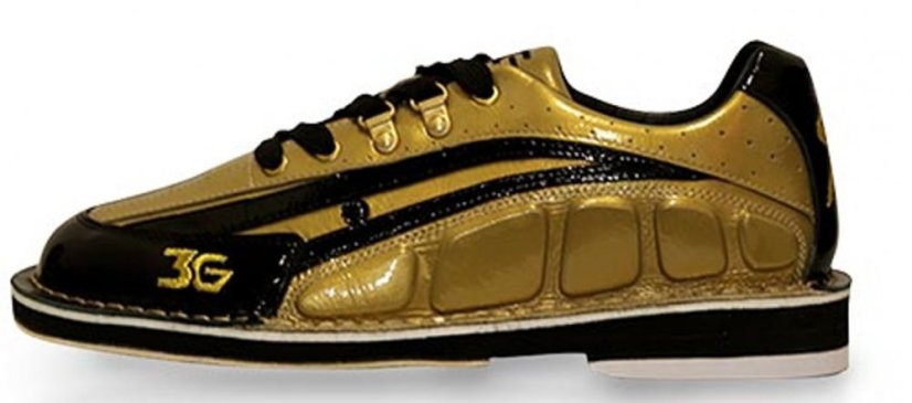 3G BELMO TOUR S LEATHER BLACK/GOLD RIGHT HAND MEN - Size US :: 10 US
