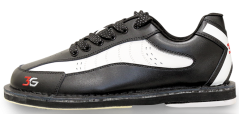 3G TOUR/X LEATHER BLACK/WHITE MEN WIDE SIZE