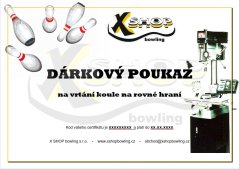POUKAZ NA VRTÁNÍ ROVNÉ BOWLINGOVÉ KOULE