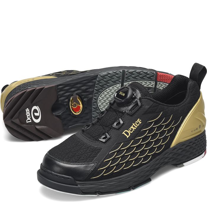 THE 9 KNIT BOA BLACK/GOLD MEN