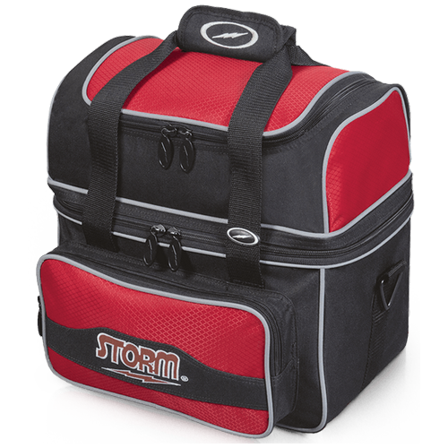 1-BALL FLIP TOTE BAGS BLACK/RED