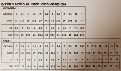 HAMMER company size chart HAMMER company size chart