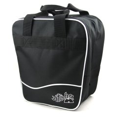WAVE RETRO SINGLE TOTE BAG BLACK