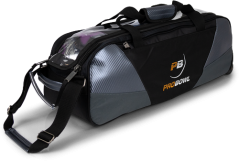 3 BALL TOTE PB BLACK/SILVER CARBON