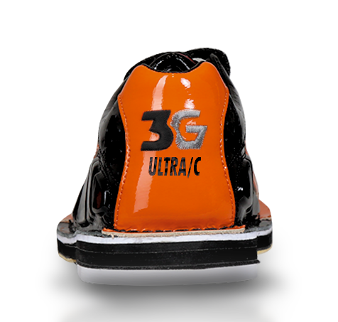 3G Tour Ultra/C Mens Black Orange Right Hand Bowling Shoes 