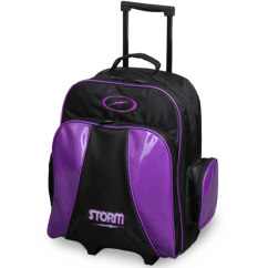 TAŠKA NA 1 KOULI RASCAL NA KOLEČKÁCH ČERNÁ/AMETHYST