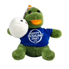 HAPPY BOWLING DINO 15 CM KEYCHAIN