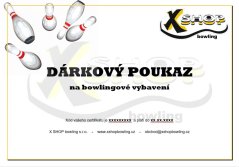 DÁRKOVÝ POUKAZ NA BOWLINGOVÉ VYBAVENÍ