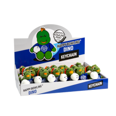HAPPY BOWLING DINO 15 CM KEYCHAIN