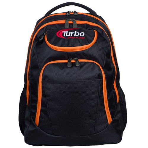 BATOH TURBO ČERNÝ/ORANŽOVÝ ZIP