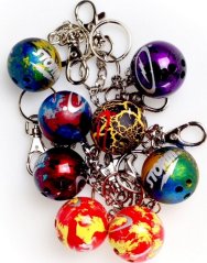BOWLING BALL KEY CHAIN