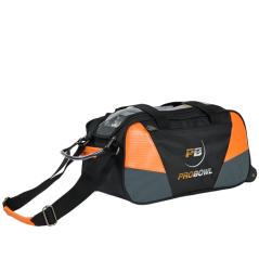 TAŠKA NA 2 KOULE PB ČERNÁ/ORANŽOVÁ