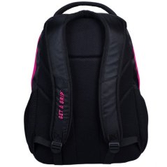 SHUTTLE BACKPACK BLACK/PINK ZIPPER