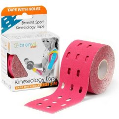 KINESIOLOGY TAPE WITH HOLES PINK 5 M x 5 CM