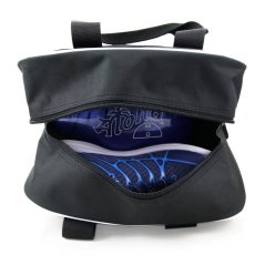 WAVE RETRO SINGLE TOTE BAG BLACK