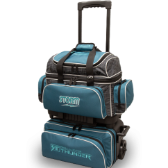 TAŠKA NA 4 KOULE NA KOLEČKÁCH THUNDER OCELOVĚ MODRÁ/ČERNÁ